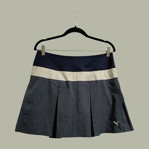 Puma Navy and White Golf Pickleball Tennis Skort/Skirt NWOT